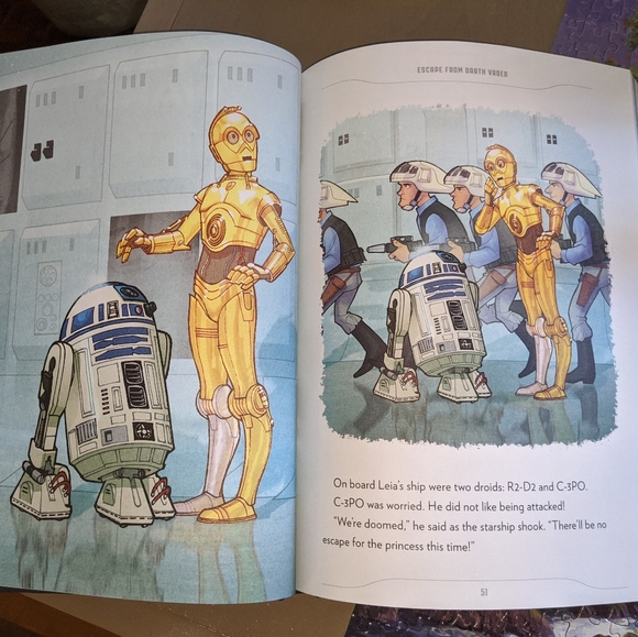 ✨❌SOLD❌✨5-Minute Star Wars Stories Book - Picture 4 of 5